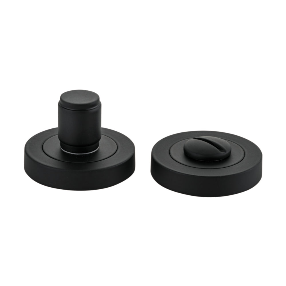 Privacy Turn Berlin Concealed Fix Round Matt Black D52xP35mm in Matt Black