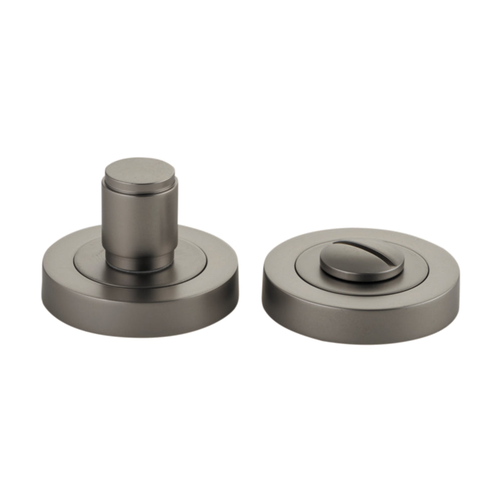 Privacy Turn Berlin Concealed Fix Round Satin Nickel D52xP35mm in Satin Nickel