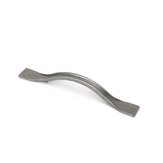RAVIOLO BOW HANDLE - 96MM - PEWTER in Pewter