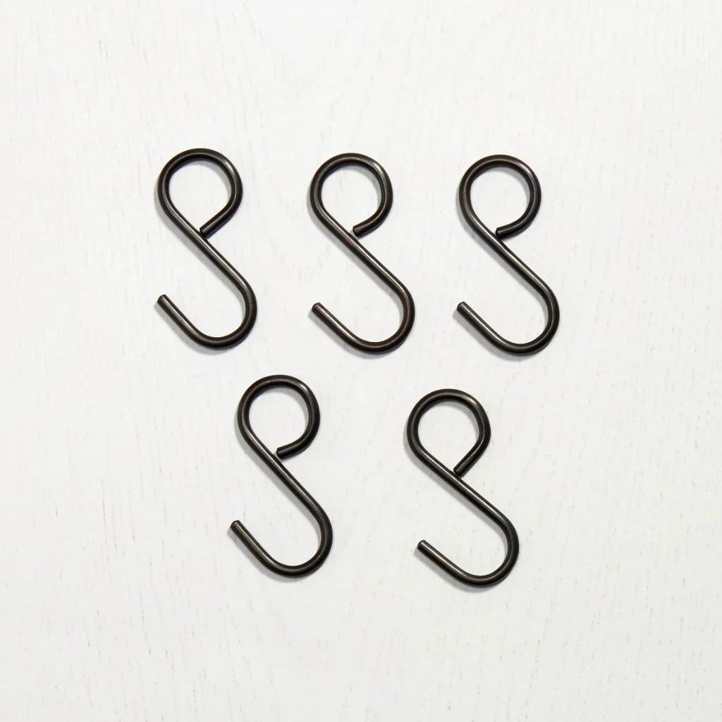 Utility Rail Hook - Antique Bronze in Antique Bronze