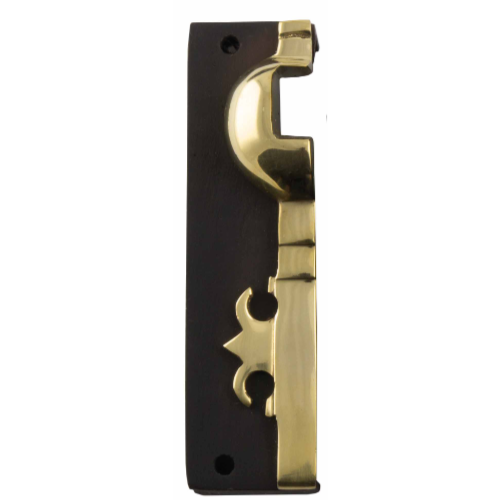 Rim Lock Box Keeper Matt Black Finish H120xW32mm in Matt Black