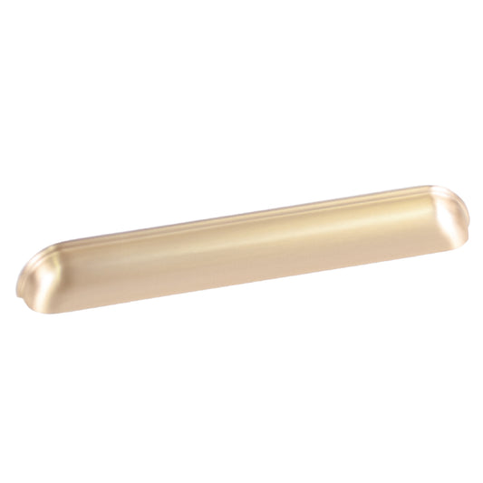SALVANO CUP PULL 160MM BRUSHED MATT BRASS in Brushed Matt Brass