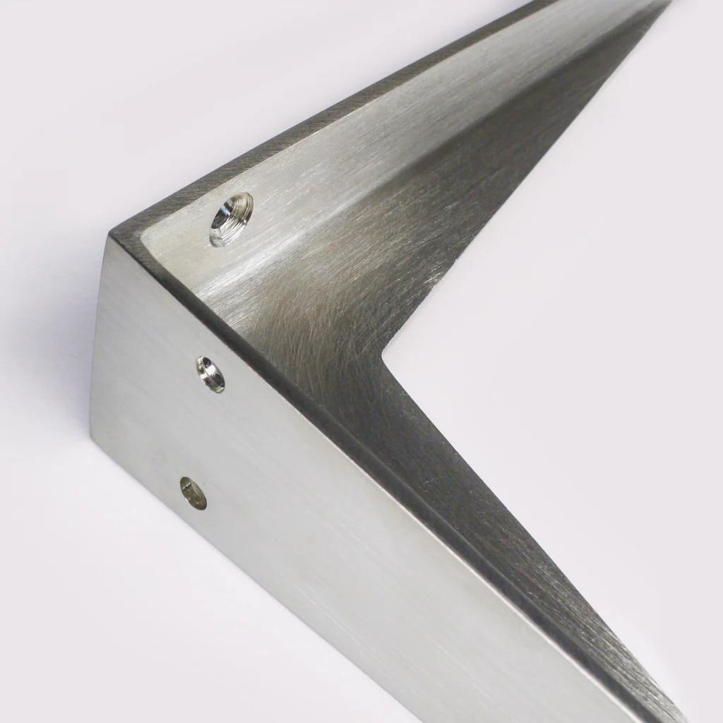 Shelf Brackets - Satin Nickel in Satin Nickel