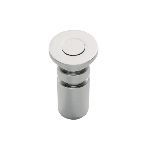 Zanda Dust Socket for Flush Bolt, architectural hardware in a brushed nickel finish, designed for door security and durability.