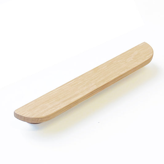 SYDNEY TIMBER PULL HANDLE 200MM AMERICAN OAK RAW in American Oak Raw