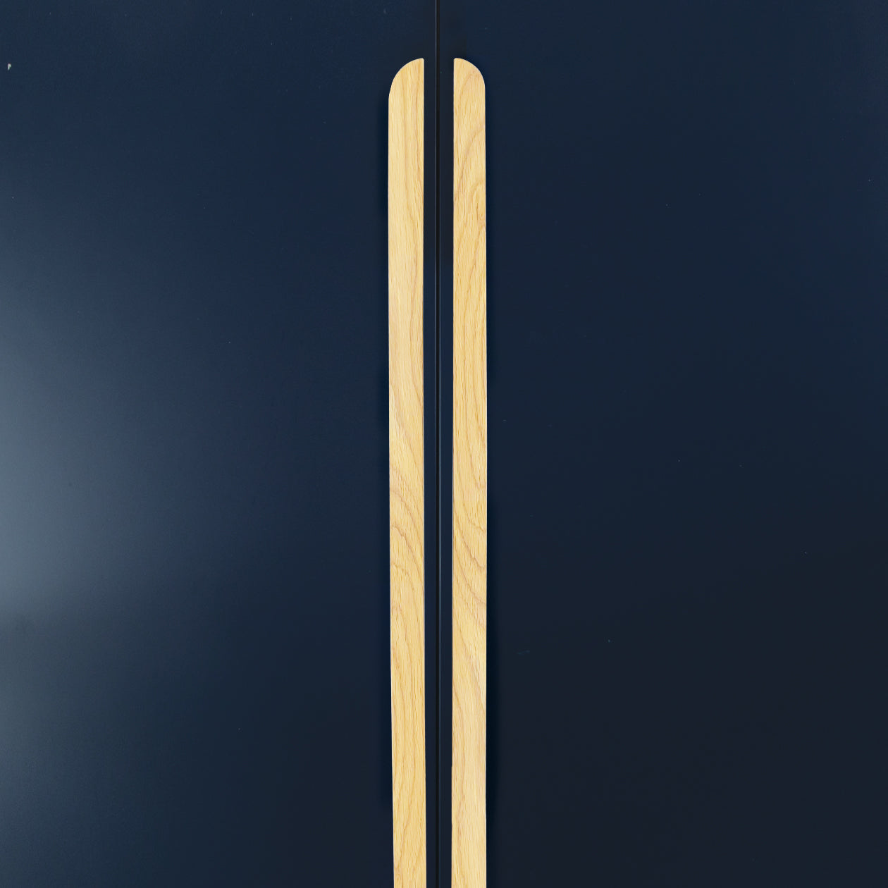 Momo Sydney timber cabinet pull handle in AORW finish, featuring a sleek, modern design for kitchen or furniture drawers.