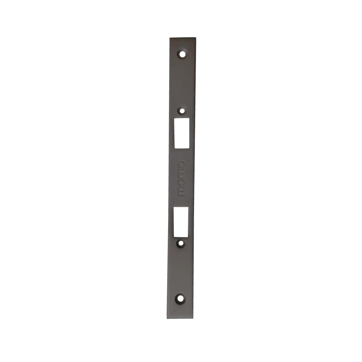MOMO HANDLES MORTICE LOCK FOREND PLATE FOR USE WITH PRIVACY THUMB TURN GUNMETAL in Gun Metal