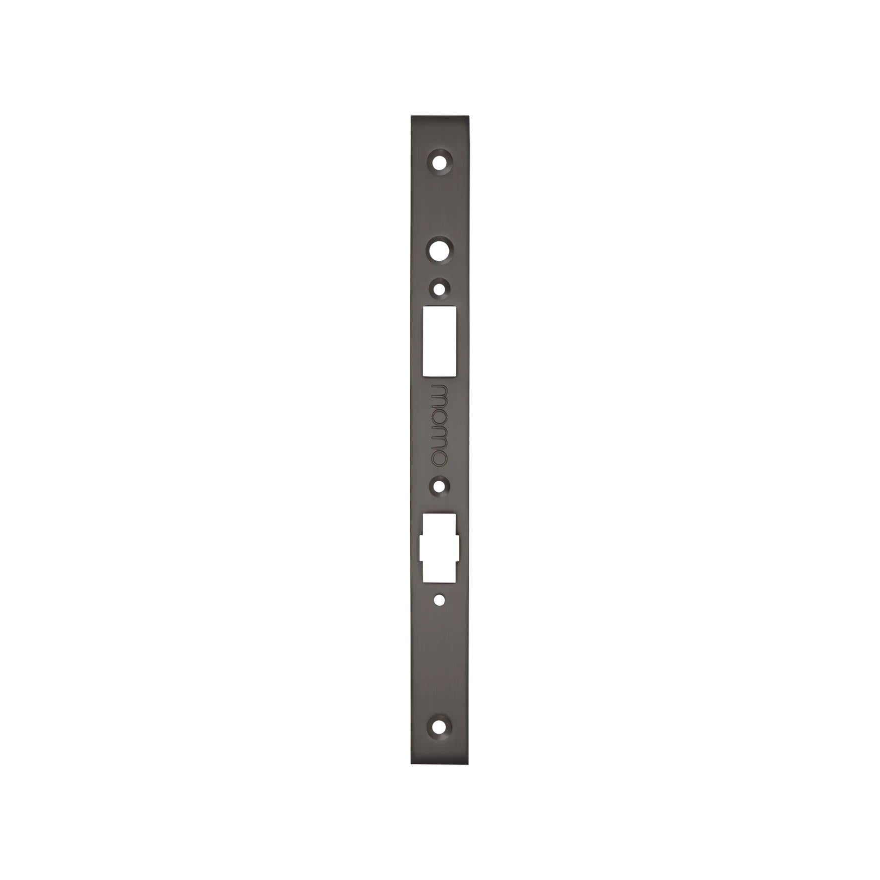 MOMO HANDLES ROLLER MORTICE LOCK FOREND PLATE FOR USE WITH EURO CYLINDER GUNMETAL in Gun Metal