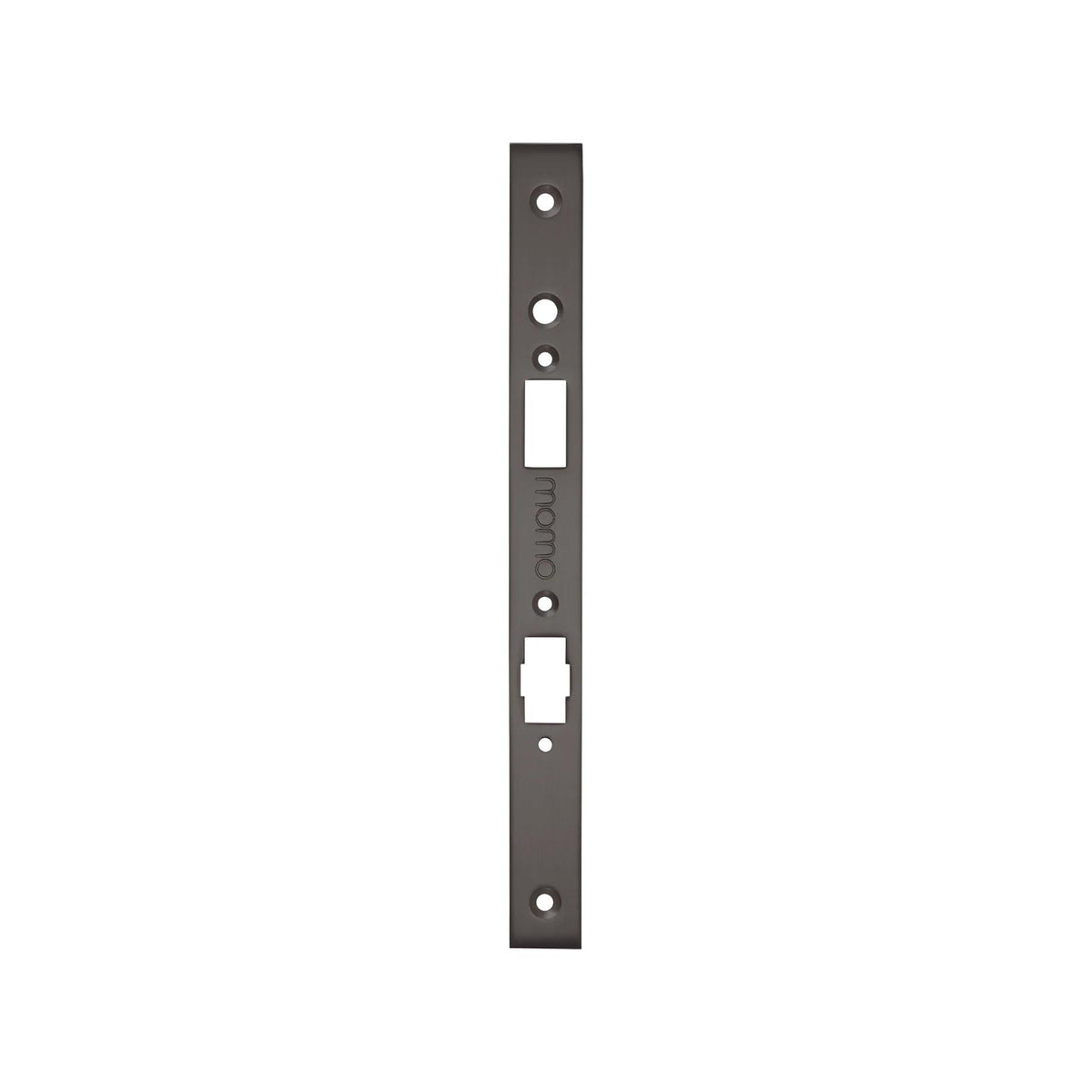 MOMO HANDLES ROLLER MORTICE LOCK FOREND PLATE FOR USE WITH EURO CYLINDER GUNMETAL in Gun Metal