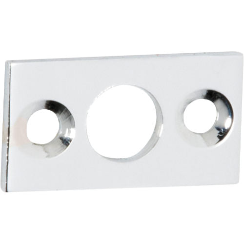 Plate Keeper Chrome Plated L25xW13mm Bolt 7.5mm in Chrome Plated
