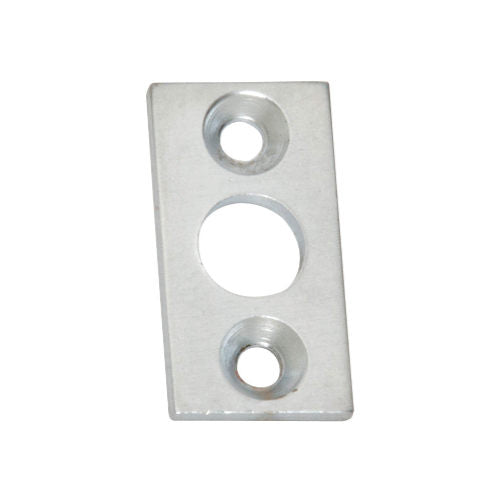 Plate Keeper Satin Chrome L25xW13mm Bolt 7.5mm in Satin Chrome