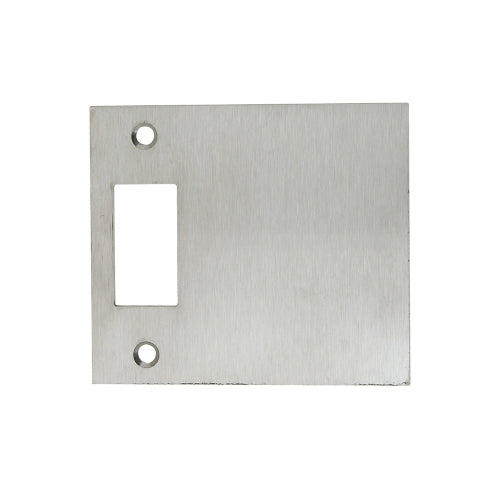Extended strike for Astron Latch in Satin Stainless