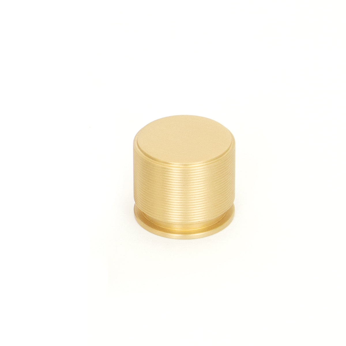 SUSSEX 35MM SOLID BRASS LINED KNOB BRUSHED SATIN BRASS in Brushed Satin Brass