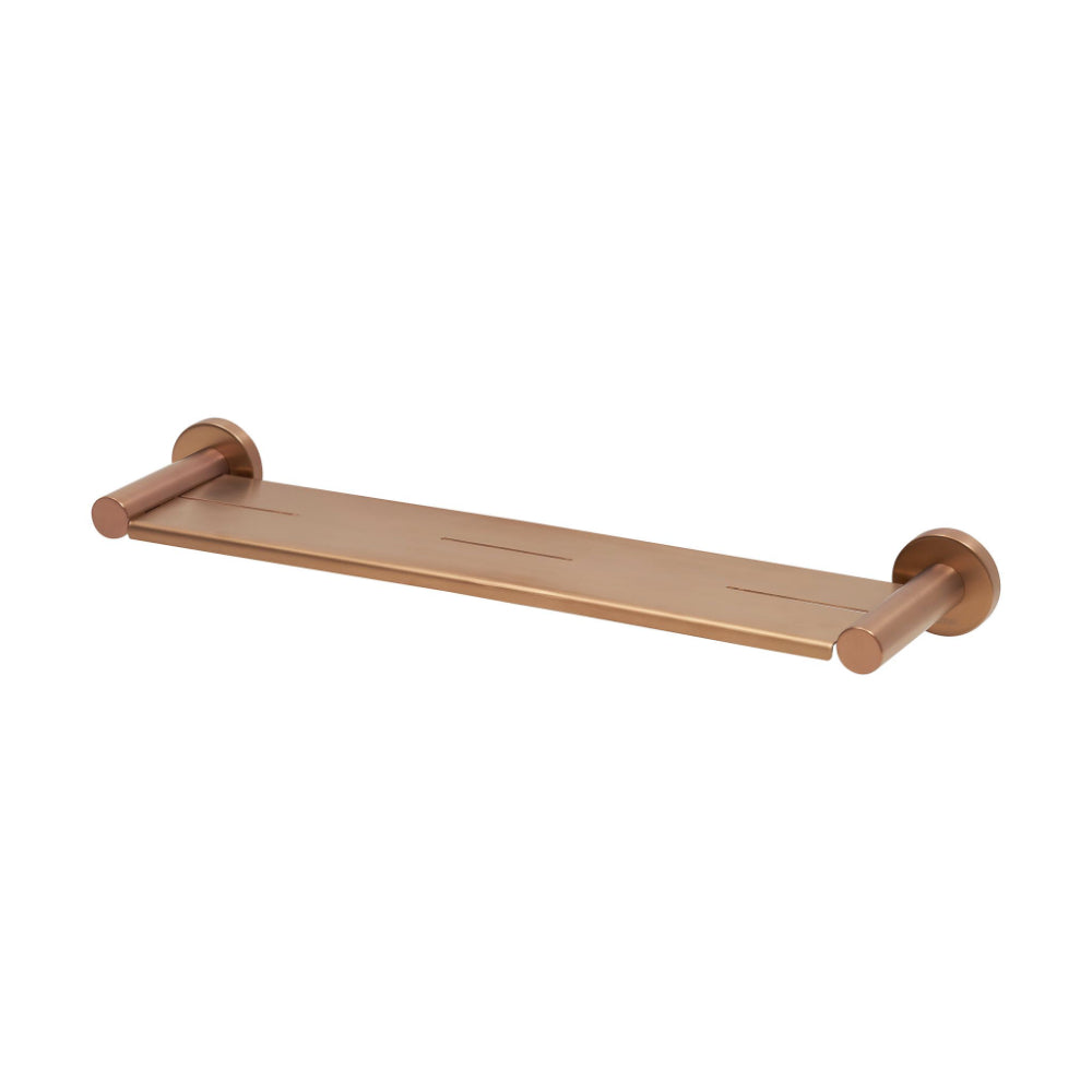 Stream Shower Shelf (Metal) in Satin Copper