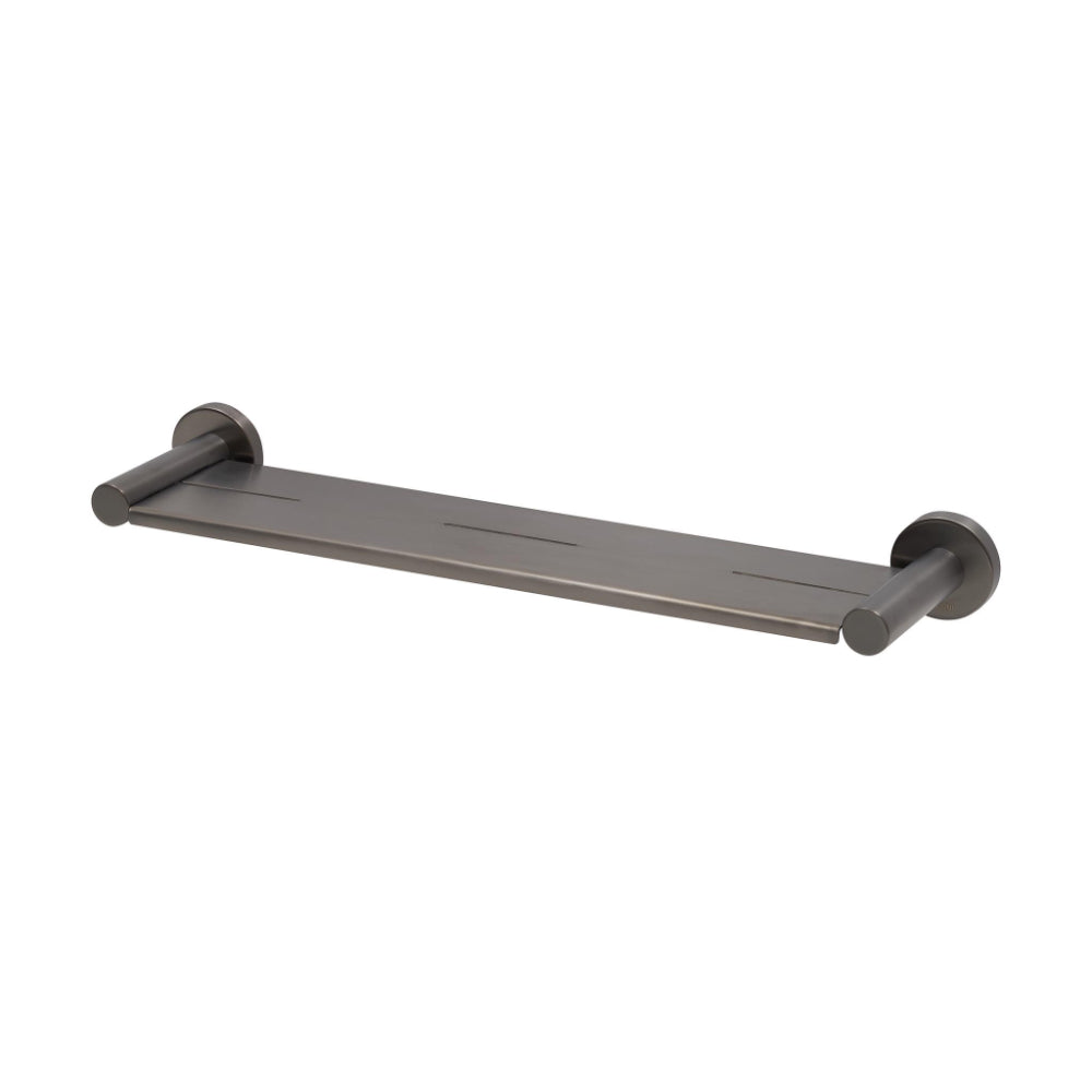 Stream Shower Shelf (Metal) in Gun Metal