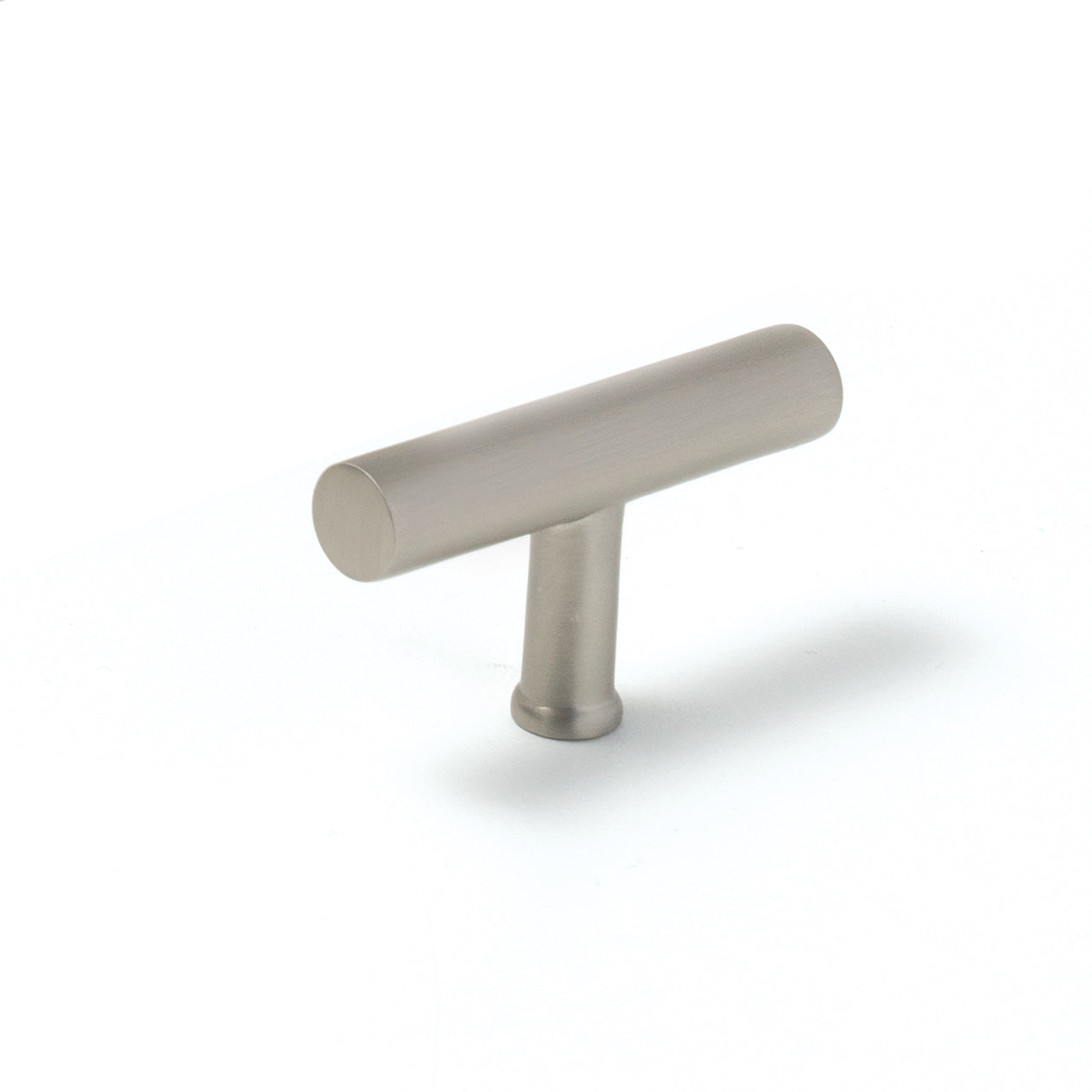 MOMO STRANO T KNOB DULL BRUSHED NICKEL in Dull Brushed Nickel