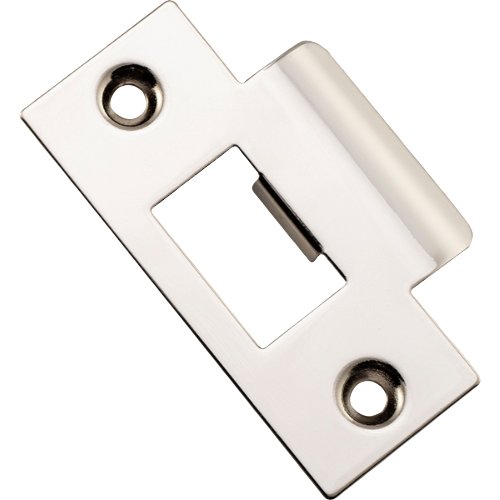 Iver Metal Door Tube Latch Striker installed on an architectural door, showing its durable metal construction and precise fit.