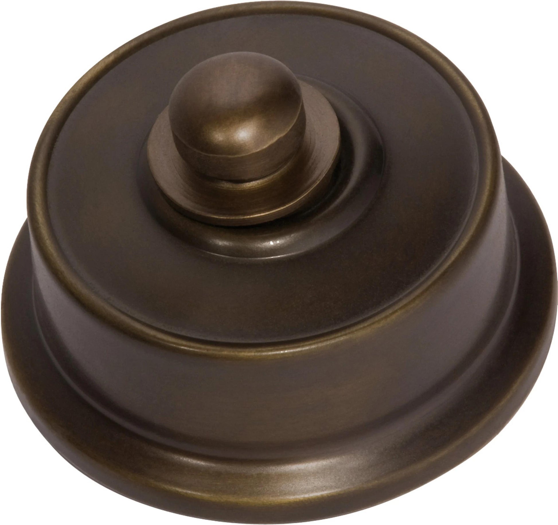 Tradco Fluted Fan Controller in Antique Brass