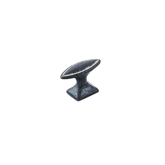 KANSAS OVAL KNOB 35MM ANTIQUE CREAM in Antique Cream