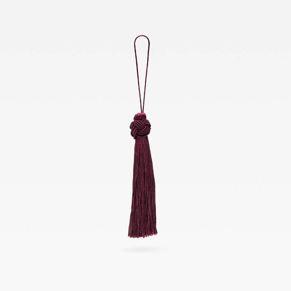 Tassel Burgundy 80mm (3.14") in Burgundy