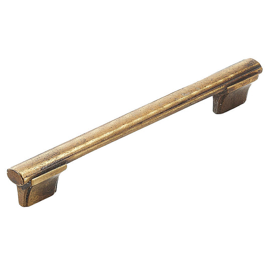 EMMA D HANDLE 160MM AGED ANTIQUE BRASS in Aged Antique Brass