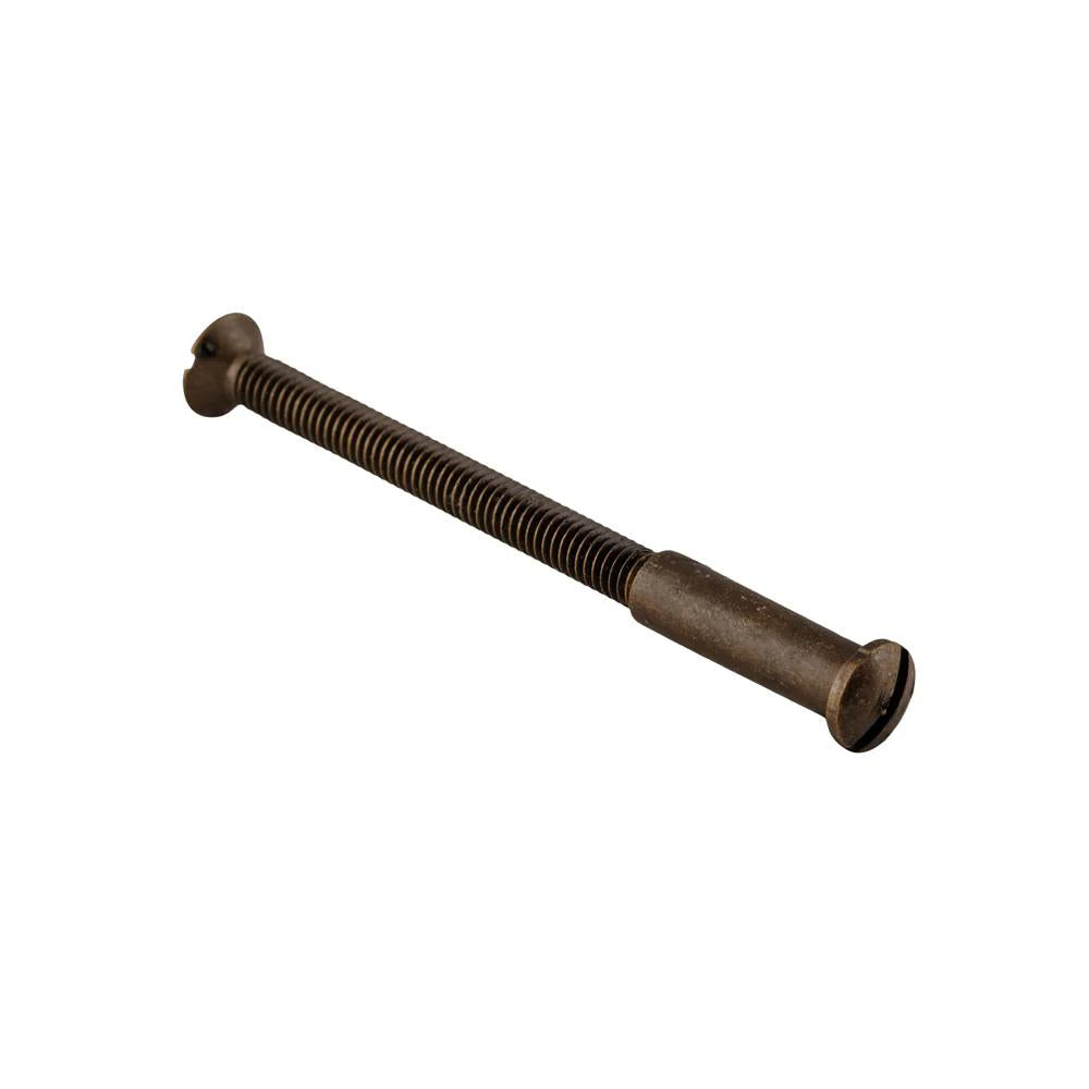 Tie Bolt Antique Brass M4x0.7x65mm With Cutoff Points in Antique Brass