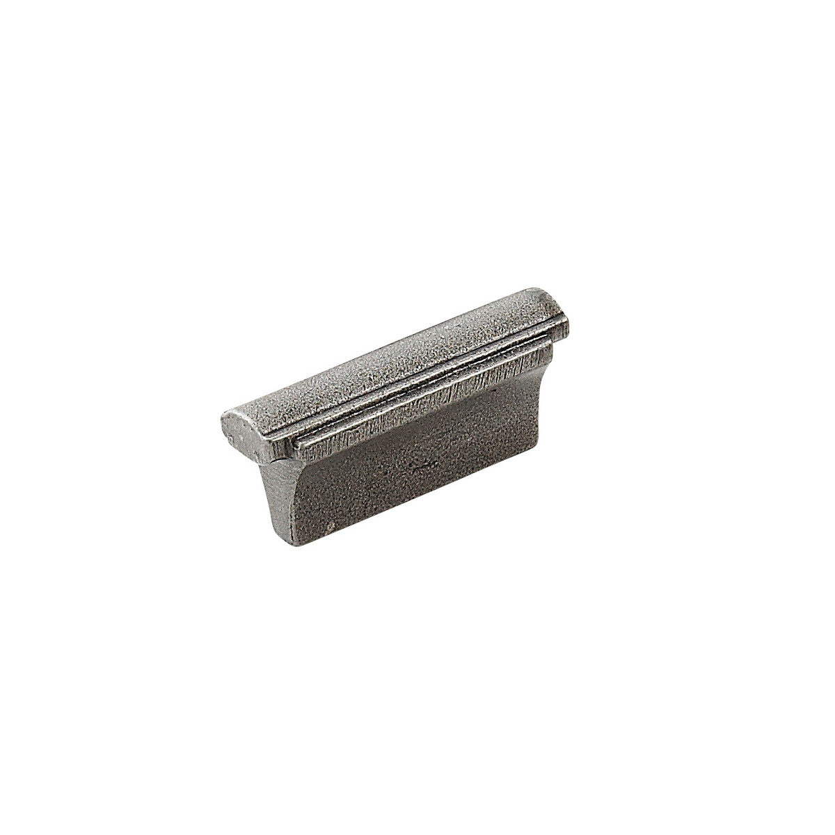 EMMA KNOB 58MM NATURAL IRON HOLE CENTRES 32MM in Natural Iron
