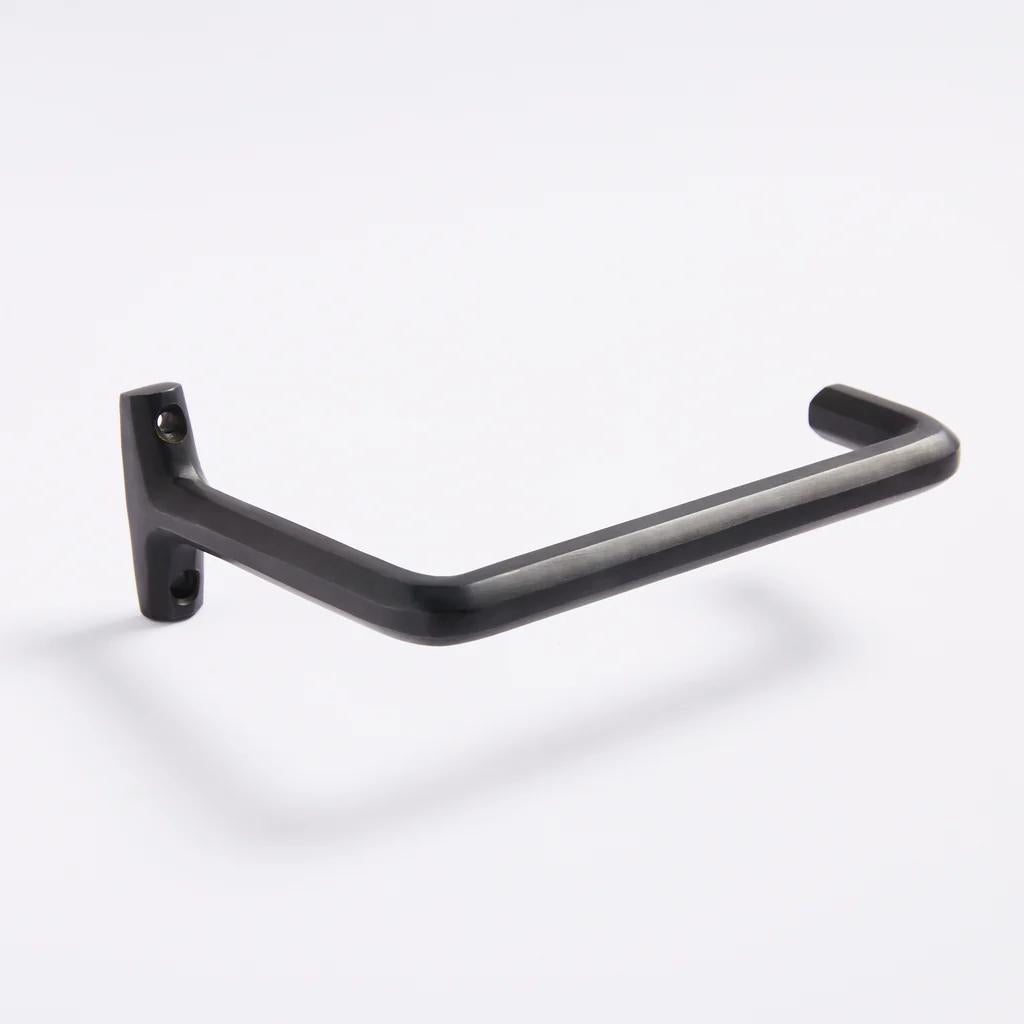Henley Toilet Roll Holder - Scorched Black in Scorched Black