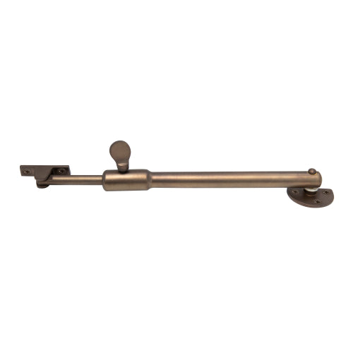 Telescopic Stay - Round in Matt Antique Bronze