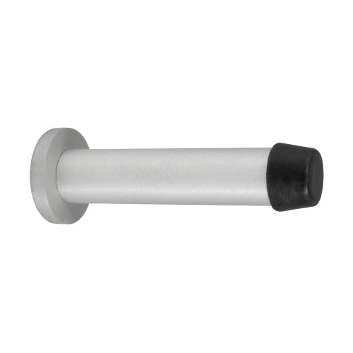 85mm Doorstop Concealed Skirting Fix in Silver Anodised