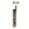 Necked Outward Reverse Bolt in Brushed Bronze