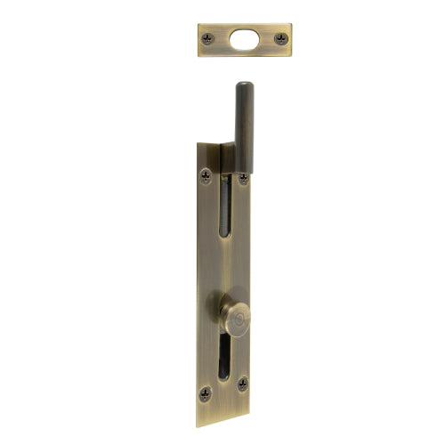 Necked Outward Reverse Bolt in Brushed Bronze
