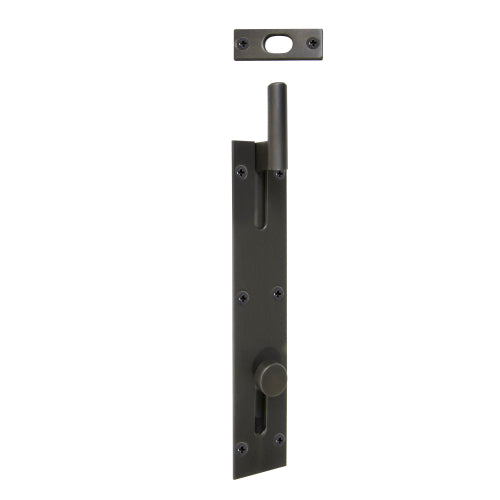 Necked Outward Reverse Bolt in Dark Roman Brass