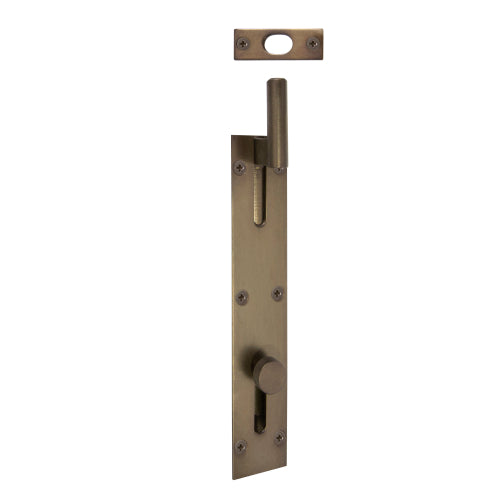 Necked Outward Reverse Bolt in Matt Antique Bronze