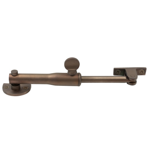 Windsor Restrictor Stay Round in matte black finish, used for window safety and security, visible on the window frame.