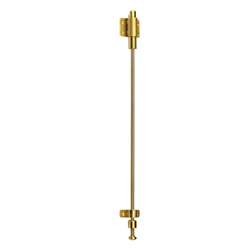 Solid Brass Spring Catch 300mm in Polished Brass Unlacquered