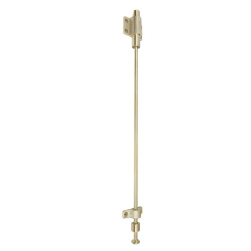 Solid Brass Spring Catch 300mm in Satin Brass Unlaquered
