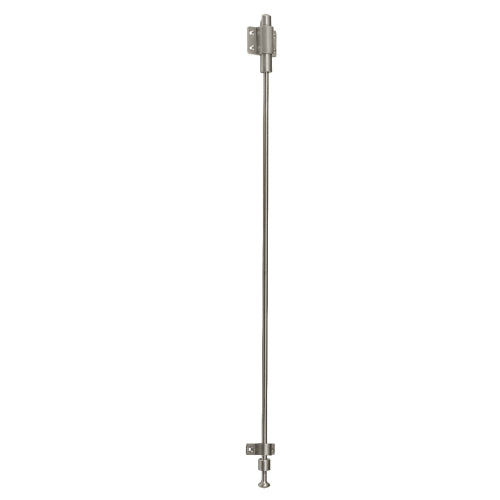 Solid Brass Spring Catch 450mm in Brushed Nickel