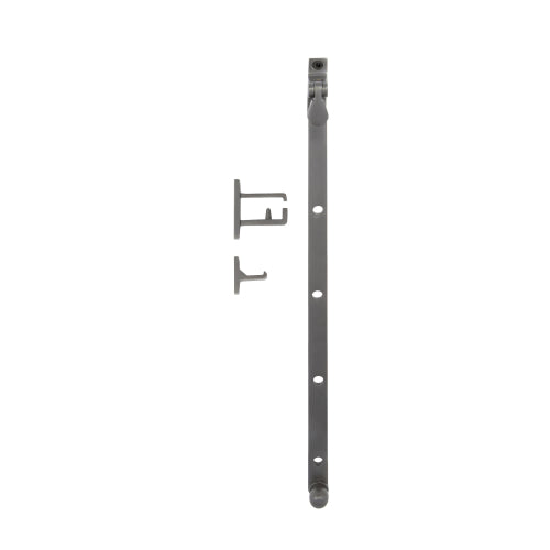 Casement Stay 300mm in Graphite Nickel