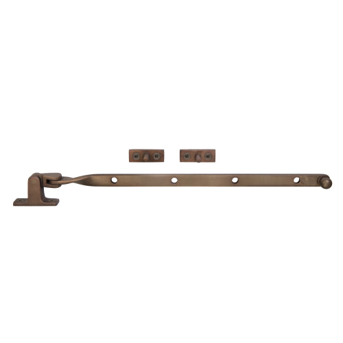 Fanlight Stay 300mm in Matt Antique Bronze