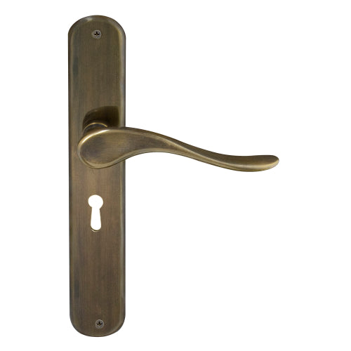 Haven Oval Backplate Std Keyhole in Oil Rubbed Bronze