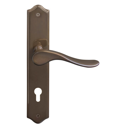 Haven Traditional Backplate E85 Keyhole in Antique Bronze