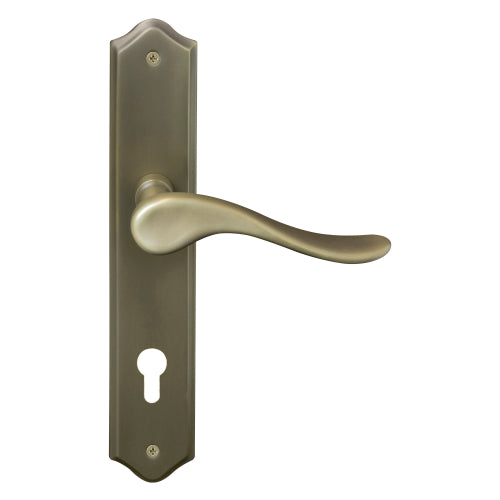 Haven Traditional Backplate E85 Keyhole in Roman Brass