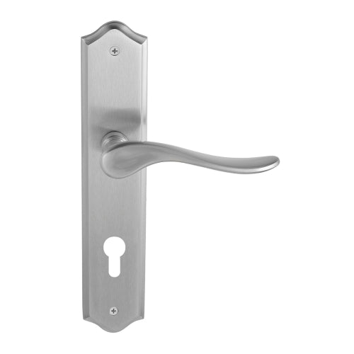 Haven Traditional Backplate E85 Keyhole in Satin Chrome