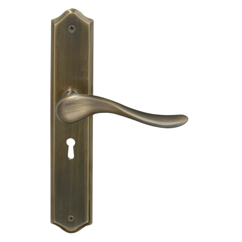 Haven Traditional Backplate Std Keyhole in Brushed Bronze