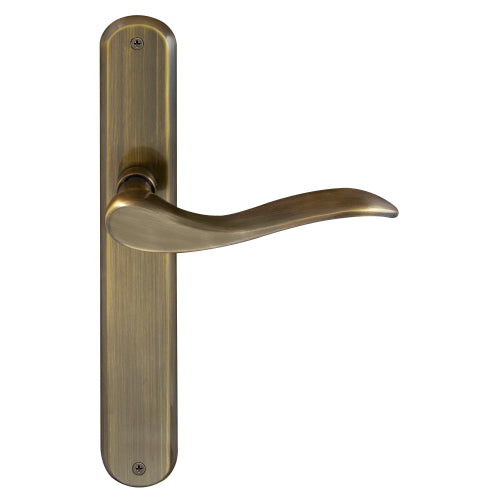 Hermitage Oval Backplate in Brushed Bronze