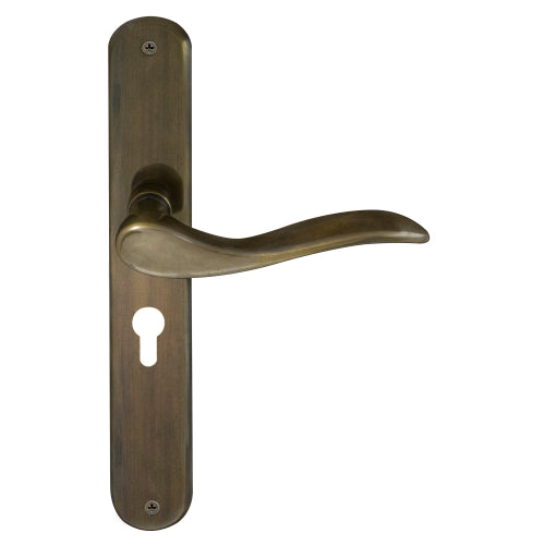 Hermitage Oval Backplate E48 Keyhole in Oil Rubbed Bronze