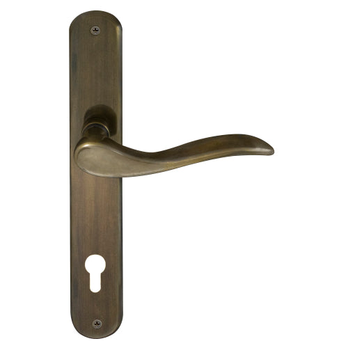Hermitage Oval Backplate E85 Keyhole in Oil Rubbed Bronze
