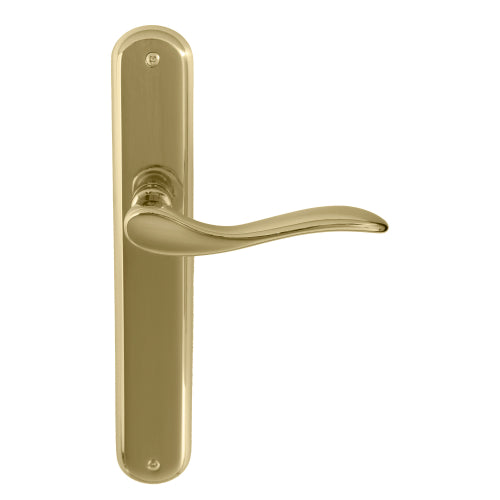 Hermitage Oval Backplate in Polished Brass