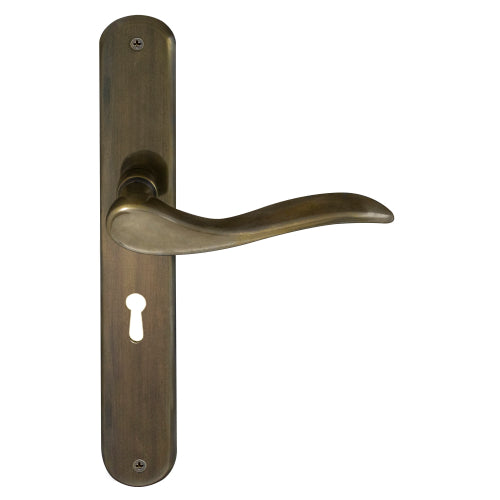 Hermitage Oval Backplate Std Keyhole in Oil Rubbed Bronze